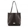Shopper aus Leder braun Henkeltasche handmade