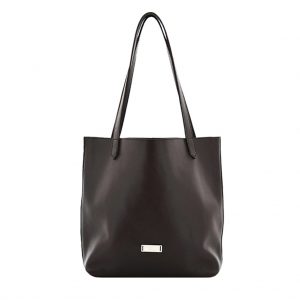Shopper aus Leder braun Henkeltasche handmade