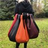 Hobo Ledertaschen groß in weinrot burgundy, matt schwarz, schwarz mit grober Struktur und oxblood rotbraun. Große Schultertaschen mit Henkel.